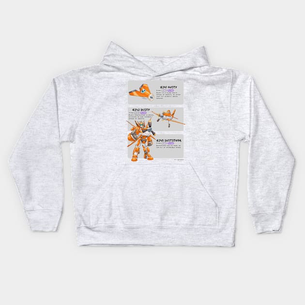 Dusty Evolutions Kids Hoodie by disneyevolutions